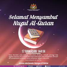 Dihisab itu adalah jibril, karena dia yang. Molek Printing Selamat Menyambut Nuzul Al Quran 2020 Facebook