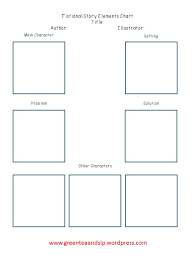 Simple Story Elements Chart Green Tea And Slp