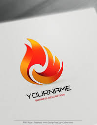 Our online logo creator helps small business owners. Free Fire Logo Maker Flames Logo Design Template