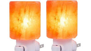 Natural Himalayan Salt Lamp Night Light 2 Pack Set Only 12 99 Wral Com
