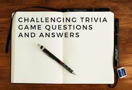 Also, see if you ca. Fun Interesting And Challenging Trivia Game Questions And Answers Full Game Hobbylark