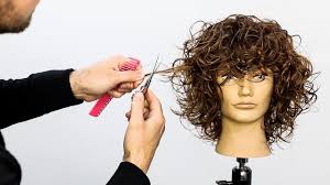 The curly bob with side bangs is usually a natural hair and style worn by those who have naturally curly hair. Curly Layered Haircut Tutorial Full Step By Step Youtube