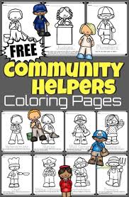 Free Community Helpers Coloring Pages Community Helpers Kindergarten Community Helpers Community Helpers Preschool