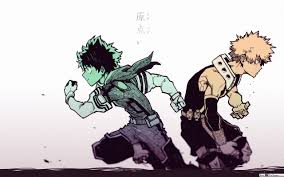 My Hero Academia Izuku Midoriya Katsuki Bakugo Plus Ultra Hd Wallpaper Download