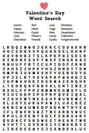 Valentine S Day Word Search Valentines Day Words Valentine Words Valentines Day Trivia