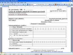 Discutie despre autorizare de circulatie provizorie; Cerere Atribuire Numere Provizorii Formular Word Formulare Tipizate Gratuite