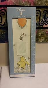 Classic Winnie The Pooh Growth Chart Wood Photo Holder 2002