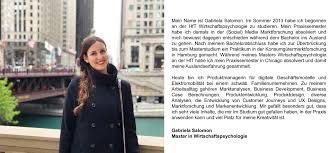 Studiengang Bachelor Wirtschaftspsychologie Hft Stuttgart Hochschule für technik stuttgart, stuttgart.