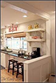 However, some find really bold blues to be too overwhelming. Lightened Up Home Reveal Half Wall Kitchen Dining Room Small Open Kitchen And Living Room