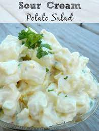 Let cool a few minutes before taking skins off. Sour Cream Potato Salad Num S The Word