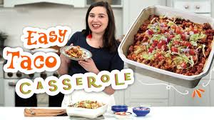 Easy Taco Casserole Recipe Recipe Easy Taco Casserole Taco Casserole Recipe Easy Taco