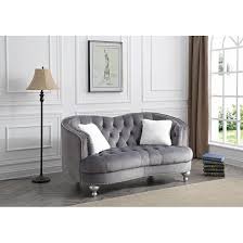 Once you have an investment piece of furniture like that in the room, you can do as little or as much with the space as you like. Everly Quinn Karli 71 Recessed Arm Curved Loveseat Reviews Wayfair