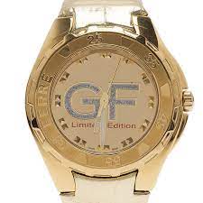 Top notes are melon, orange and bergamot; Gianfranco Ferre Gold Tone Stainless Steel 9040j Limited Edition Diamond Unisex Wristwatch 44mm Gianfranco Ferre Tlc