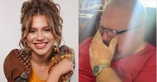 WATCH: American Idol Contestant Hannah Harper's Dad Moved To Tears  Listening to The Heartfelt Song She Wrote For Him