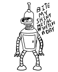 Bite My Shiny Metal Pin On Sketch A Day 2016
