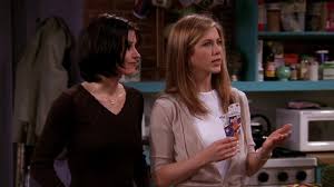 During the friends reunion special, jennifer aniston and david schwimmer admitted to having crushes on each other while filming season 1. Knicks Tickets Held By Jennifer Aniston Rachel Green In Friends Season 4 Episode 20 The One With The Wedding Dresses 1998