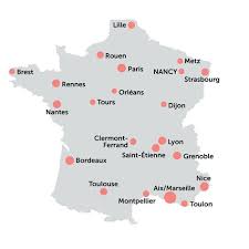 France avec ses villes carte de france toutes les villes carte de france département région carte de la france ville et region carte de france region ville trouver les villes de france carte des villes italie fibre carte france carte departement et ville ou se situe marseille sur la carte de france. Carte Principales Villes De France Villes De France Carte Vacances Arts Guides Voyages Les Principales Villes De France Carte De France Simple Ginarifaatulmahmuda