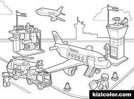 Today, i propose preschool airplane coloring pages for you, this post is similar with christian adult coloring pages. Airport Coloring Pages Coloring Home