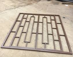 The thick door also comes with a wooden safety grill for easy access to exteriors. China High Quality Wrought Iron Window Grill Design China Building Material Iron Fence
