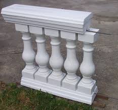 6 Piece Classic Style Baluster Railing Concrete Mold Set Balcony Railing Design Railing Concrete Molds