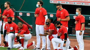 2019 mlb all star game national anthem performed by max. Reds Players Kneel During National Anthem