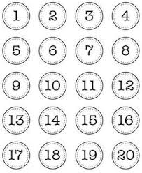 Nothing Found For 2009 11 December Daily Numbers Calendrier De L Avent Etiquettes Etiquette A Imprimer
