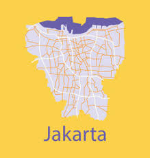 Dubbed the big durian, an equivalent to new york's big apple, its concrete jungle, traffic frenzy, and hot polluted air may tempt you to skip the city as fast as possible. Free Jakarta Map Vector Images 52