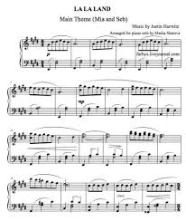 песня ла ла ла ла ла ла ла ла La La Lend Glavnaya Tema Dlya Fortepiano Polnye Noty Mia And Sebastian Fortepiano Fortepiannaya Muzyka Noty