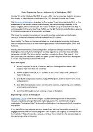 If you are willing to be a civil engineer, check our article about civil engineering in malaysia. Calameo Study Engineering Courses In University Of Nottingham Icas