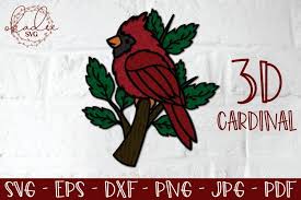 All pictures are presented in vector file formats svg, dxf and pdf. 3d Cardinal Mandala Layered Cardinal Christmas Memorial 1087318 Paper Cutting Design Bundles