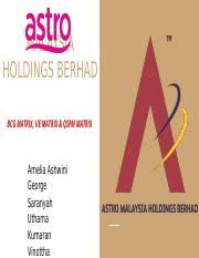 Let's play and learn together popular children's song didi & friends! Astro Presentation 5 Malaysia Holdings Berhad Bcg Matrix I E Matrix Qspm Matrix Amelia Ashwini George Saranyah Uthama Kumaran Vinottha Bcg Matrix Course Hero