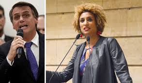 Resultado de imagem para Fotos de Bolsonaro e Marielle
