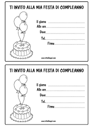 Inviti Festa Di Compleanno Da Colorare Compleanno Inviti Compleanno Fai Da Te Festa Di Compleanno