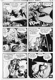 Alex Toth Black Canary Comic Illustration Alex Toth Comic Art