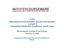 6 776 High Speed Communication Circuits And Systems Lecture 5