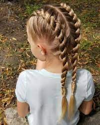 Braided Hairstyle Children Kids For School Little Girls Children S Hairstyles For Long Hair Cute Child Childre Hair Styles Girl Hair Dos Little Girl Hairstyles