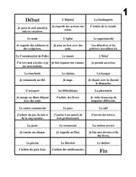 French City Locations Partner Activities Speak Read Listen Write World Language Classroom How To Speak French Vocabulary Activities