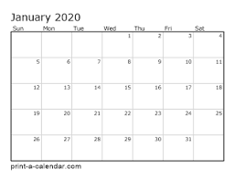 Print this 2020 calendar printable to stay organized. Download 2020 Printable Calendars
