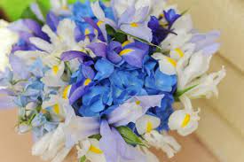 Studio 3 Floral Design Natalie And Elliot Blue Delphinium Bouquet Delphinium Bouquet Blue Delphinium