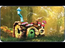 How To Turn A Glass Jar Into A Beautiful Fairy House Video Tutorial Diy Crafts Fairy Garden Diy Fairy House Diy Clay Fairy House