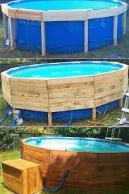 25 Projekte Zur Herstellung Von Holzpaletten Herstellung Holzpaletten Projekte Garten Gartenideen Gartendeko G In 2020 Gartenpools Schwimmbecken Paletten Pool