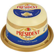 8g and 10g * block: President Sea Salt Butter President Cheese