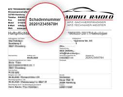 Losung b6 niveau c unfallbericht. Schadennummer Fur Die Regulierung Wissenswertes