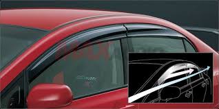 1 set (4pcs) door visor double side tape is provided installation guide: Proton Iriz Mugen Style Premium Quality Acrylic Door Window Ventilate Visor Presto Others