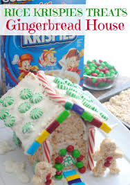 Rice Krispies Treat Gingerbread House Recipe Rice Krispie Treats Krispie Treats Christmas Rice Krispies