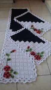 Pin Em Decoracao Tapetes De Croche E Caminho De Croche