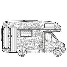 Printable Coloring Page Zentangle Camping Coloring Book Etsy Camping Coloring Pages Coloring Books Coloring Pages
