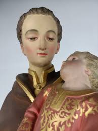 Buy Antique 1900s Neo Gothic St Saint Anthony Padua Church Statue Finder  Lost Articles Infant Child Hand Painted Online in India