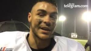 Algonquin's Max Cerasoli talks about helping the South All-Stars to a 30-6  win in the Mewhiney CMass