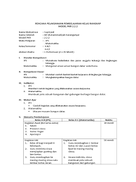 Mengidentifikasikan organ tubuh manusia b. Rpp Pembelajaran Kelas Rangkap Model 222 Mr Supri Pdf